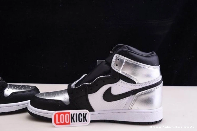 Official Maikesneakers CD0461-001 OG JORDAN WMNS TOE 1 SILVER HIGH AIR 0802